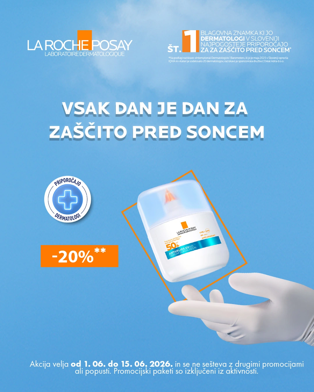Sončna linija LRP Anthelios -20%